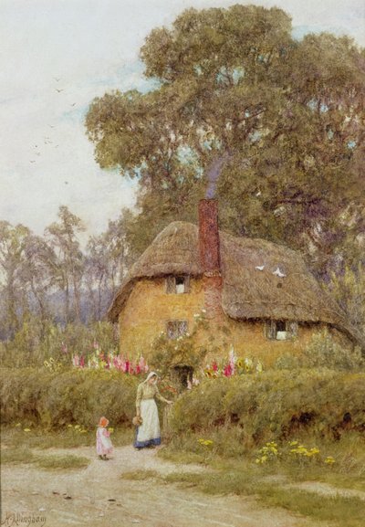 A Wiltshire Garden by Helen Allingham